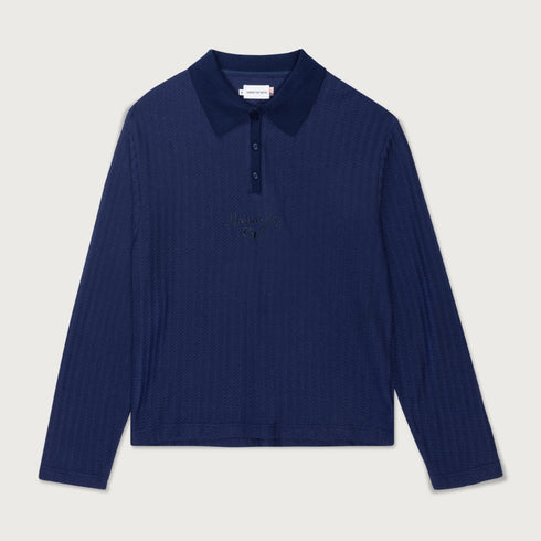 HONOR THE GIFT Long Sleeve Knit Polo Mens Apparel